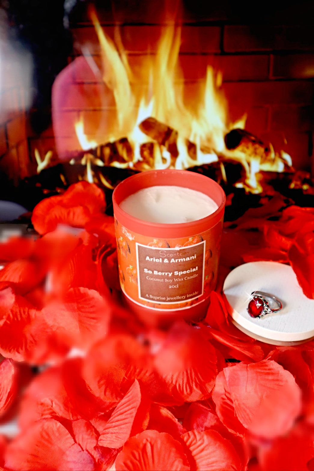 Strawberry Scented Candle