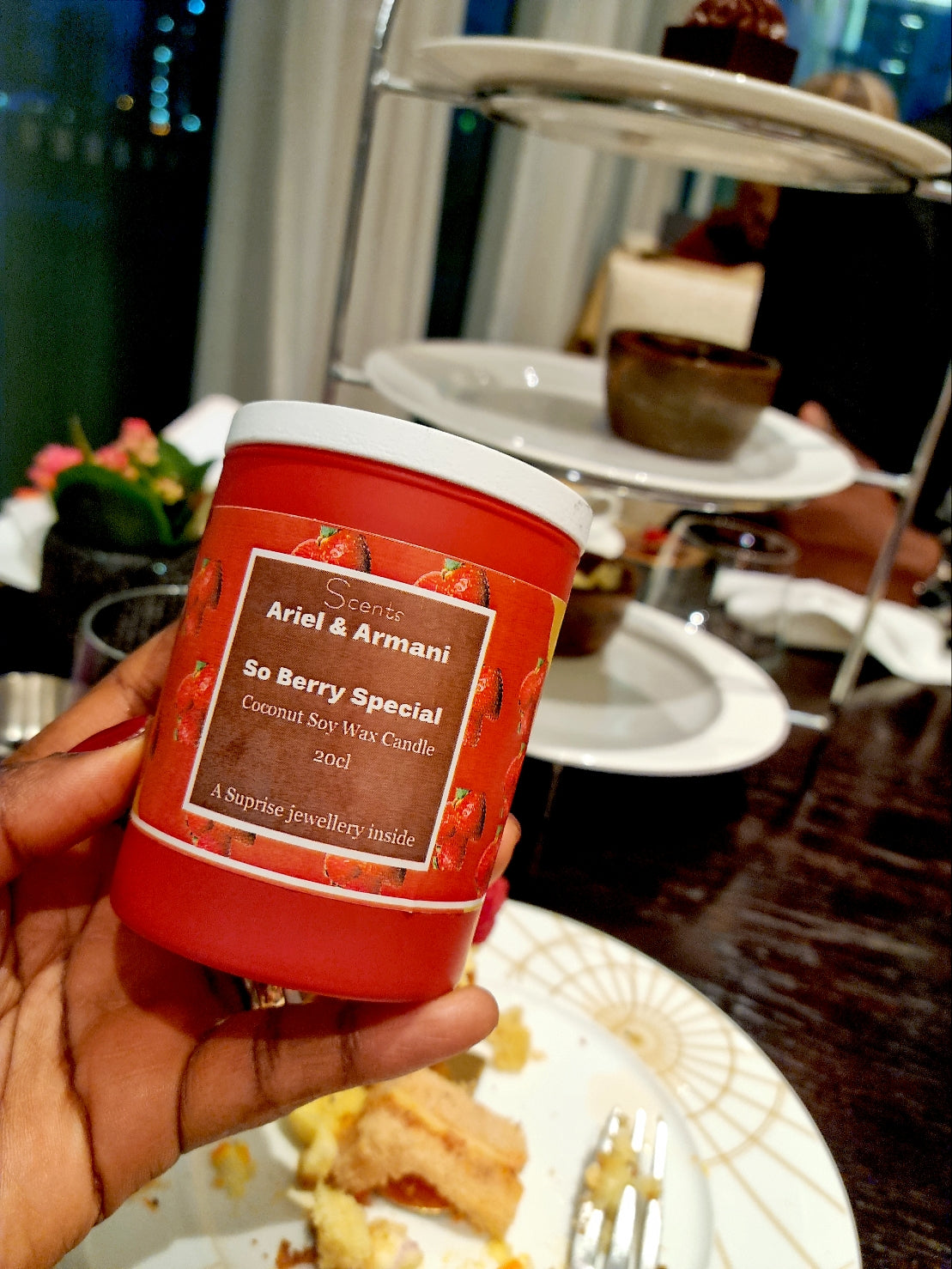 Strawberry Scented Candle