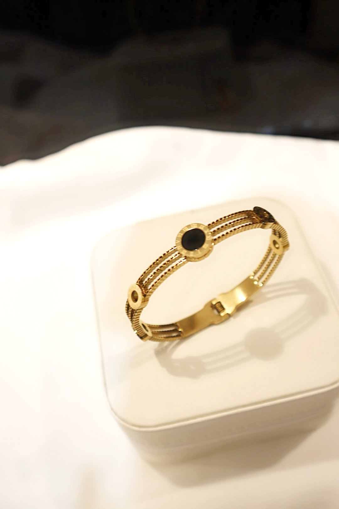 Ava Numerals Bracelet 18K Gold Plated - Gold