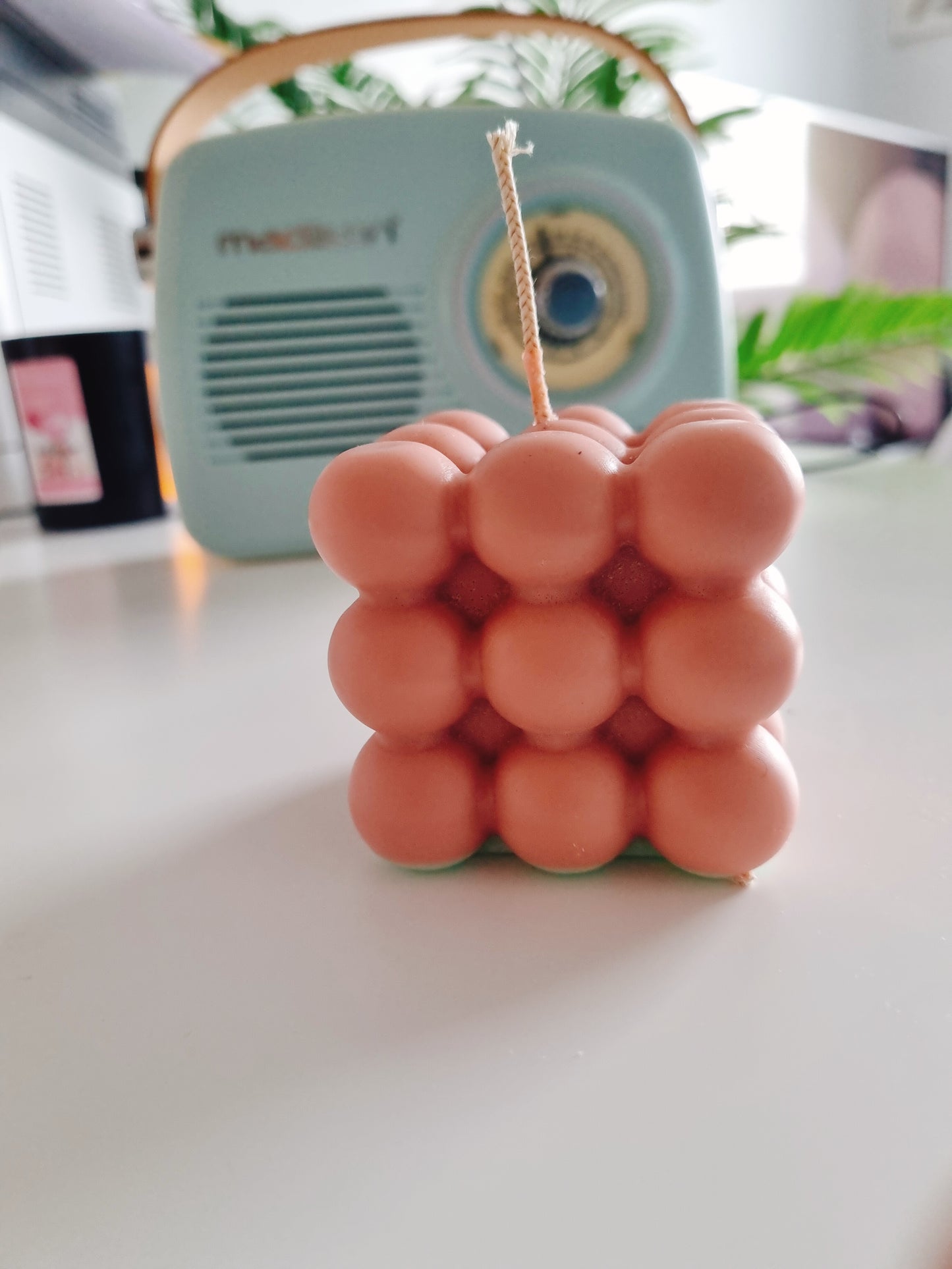 Scented Bubble Cube Candle