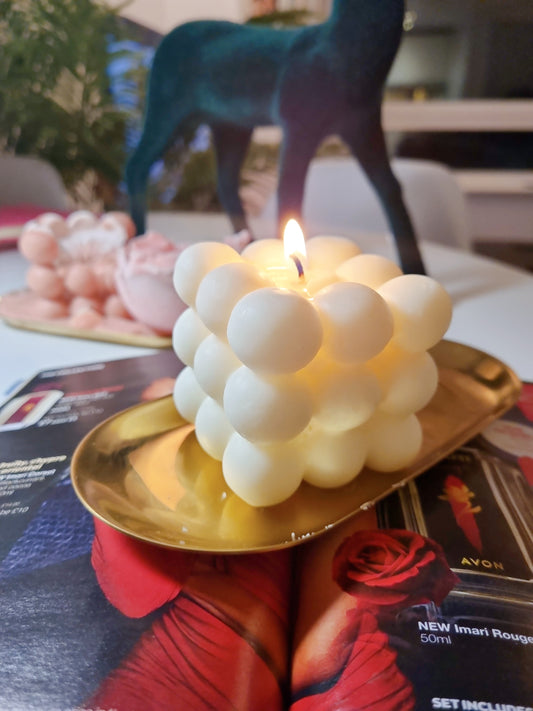 Scented Bubble Cube Candle