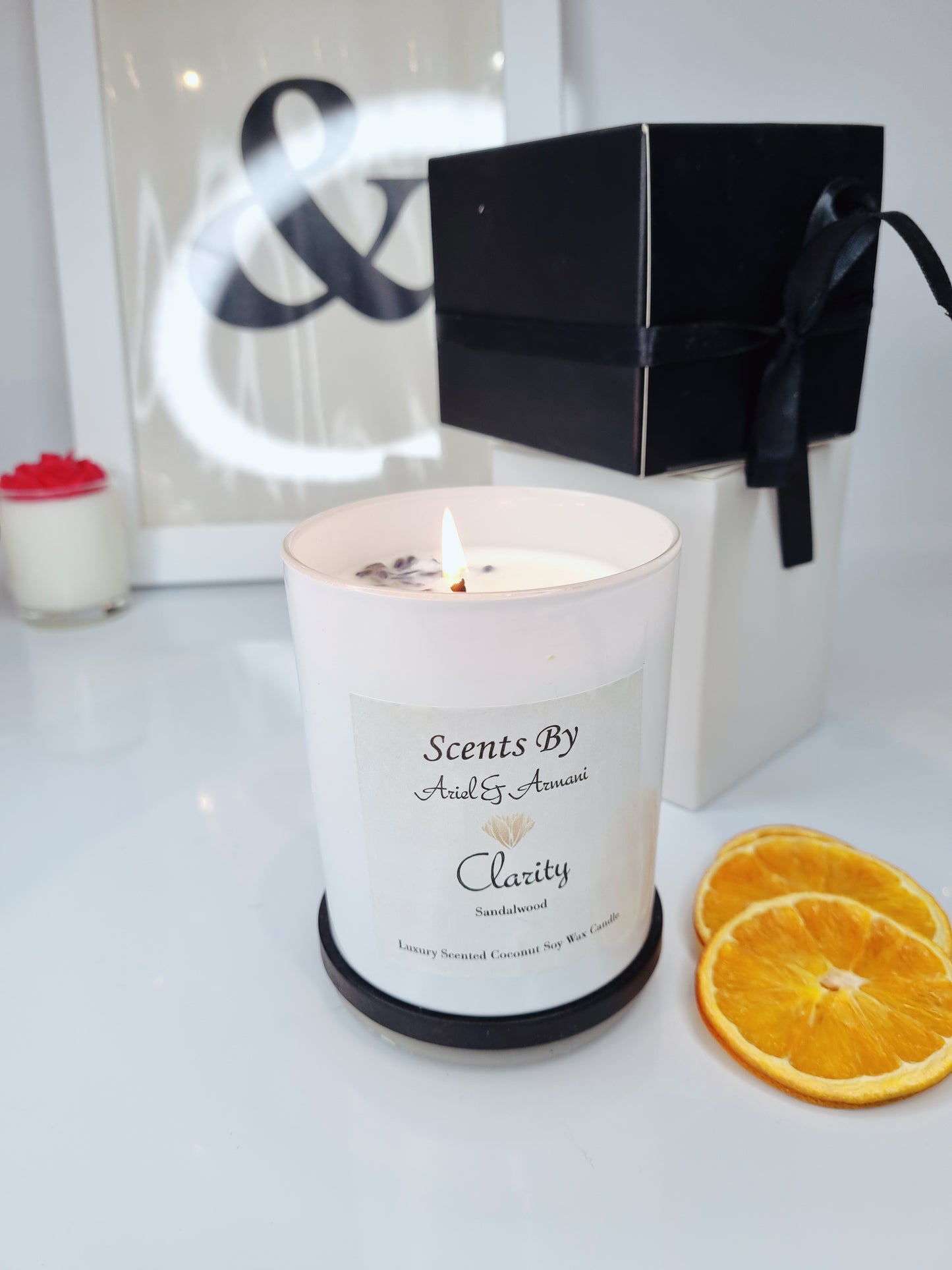 Positive Vibes Intention Candle - Sandlwood Candle