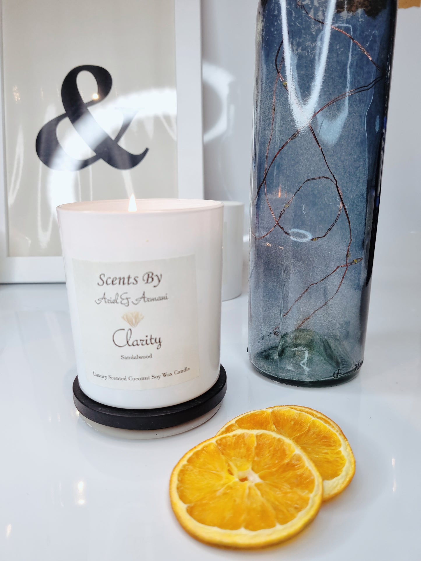 Positive Vibes Intention Candle - Sandlwood Candle