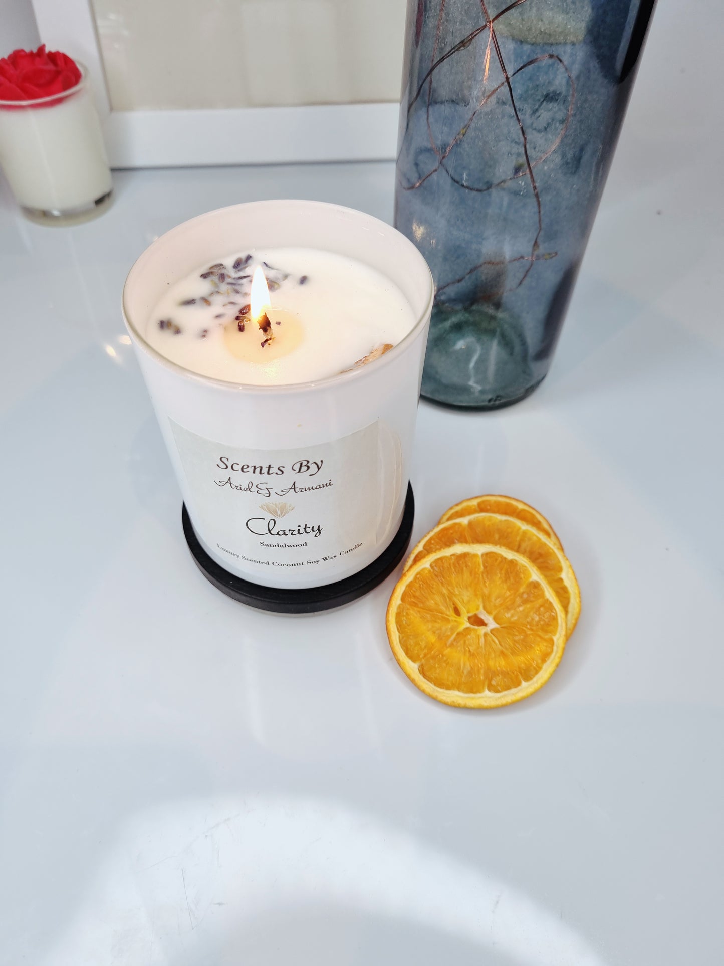 Positive Vibes Intention Candle - Sandlwood Candle