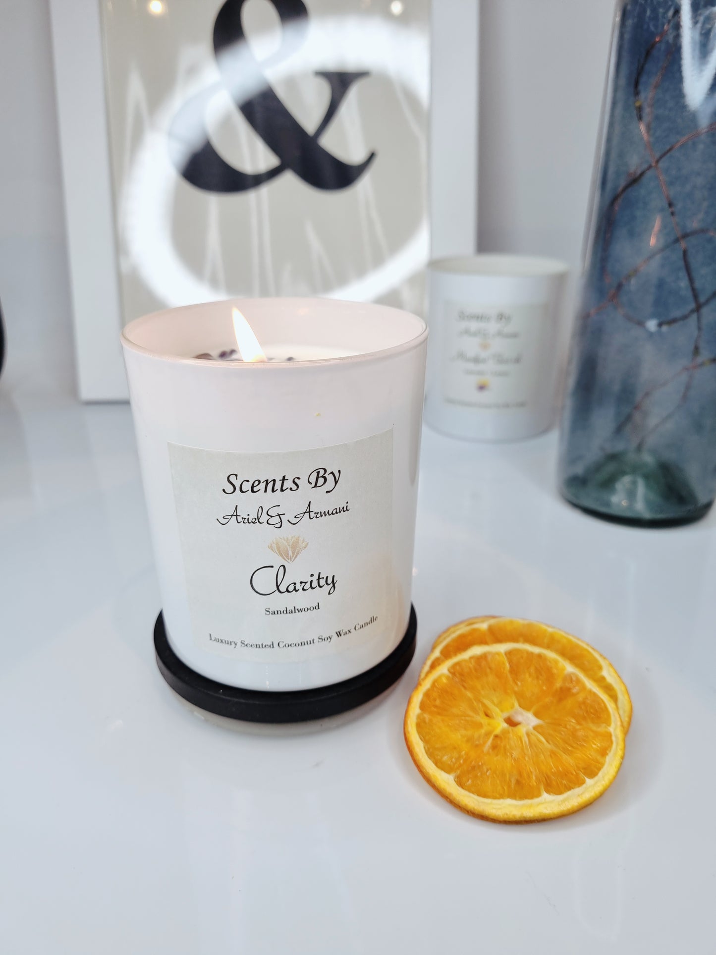 Positive Vibes Intention Candle - Sandlwood Candle