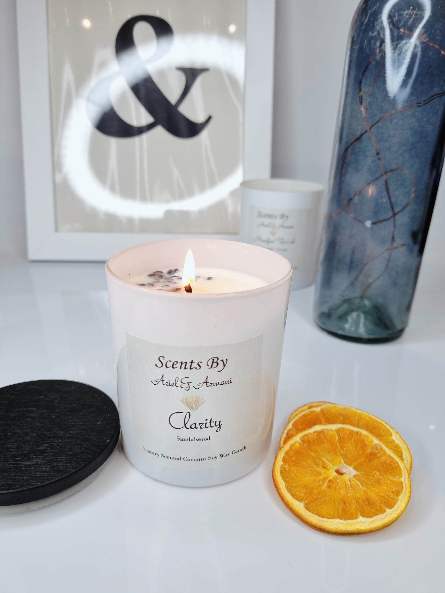 Positive Vibes Intention Candle - Sandlwood Candle