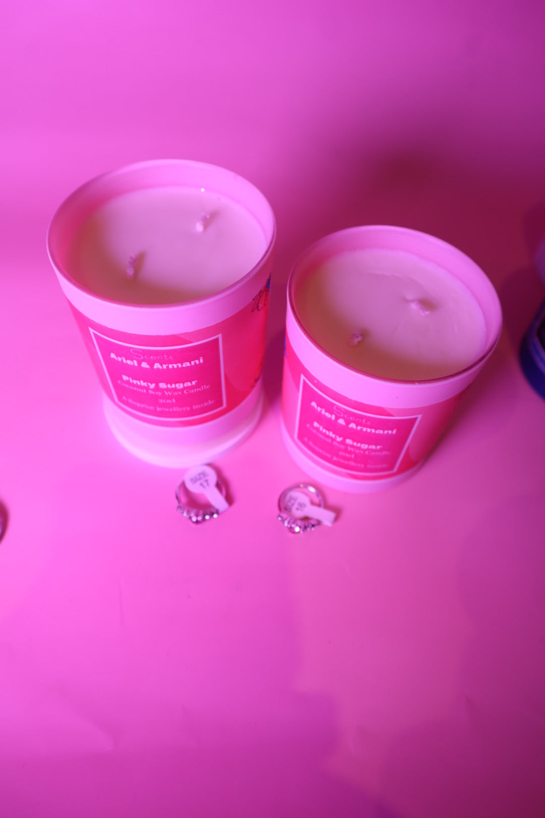 Pinky Sugar Scented Candle