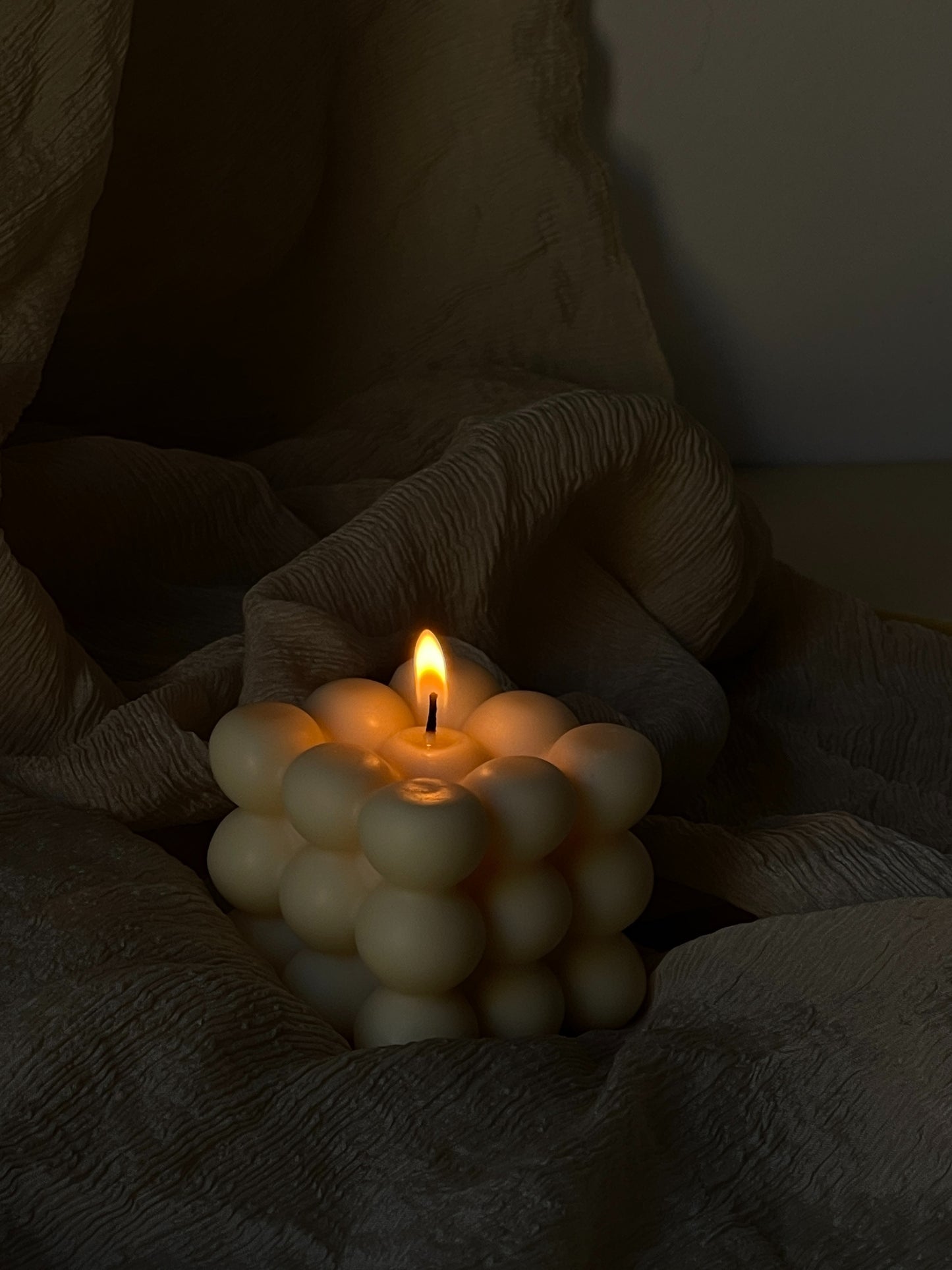 Scented Bubble Cube Candle